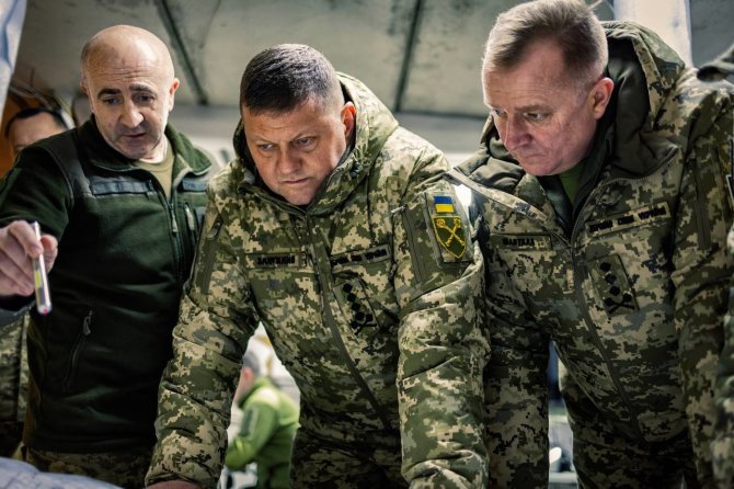 Valerijus Zalužnas/ „Telegram“/Ukrainos ginkluotųjų pajėgų vadas Valerijus Zalužnas