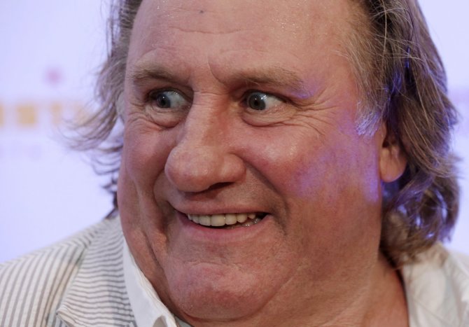 „Scanpix“/ITAR-TASS nuotr./Prancūzijos aktorius Gerard'as Depardieu