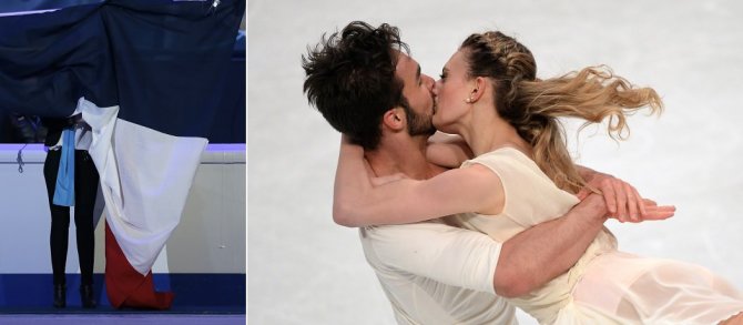 „Scanpix“ nuotr./Gabriella Papadakis and Guillaume'as Cizeronas tapo naujaisiais šokių ant ledo čempionais