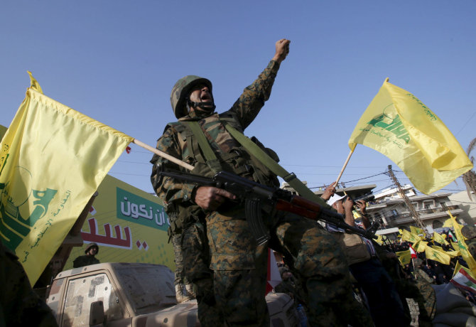 „Reuters“/„Scanpix“ nuotr./„Hezbollah“ kovotojai