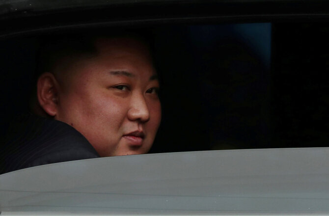 „Reuters“/„Scanpix“ nuotr./Šiaurės Korėjos lyderis Kim Jong Unas Vietname