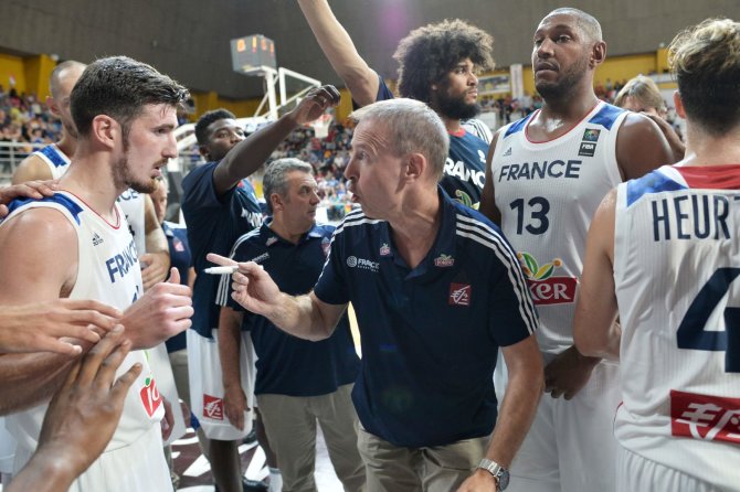 AFP/„Scanpix“ nuotr./Prancūzijos krepšinio rinktinė