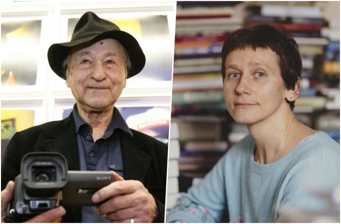 „Vida press“ ir 15min nuotr./Jonas Mekas ir Jurga Vilė