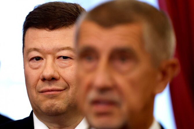 Kairėje – pirmuoju kraštutinių dešiniųjų parlamento pirmininku Čekijoje išrinktas Tomio Okamura / David W. Cerny / REUTERS