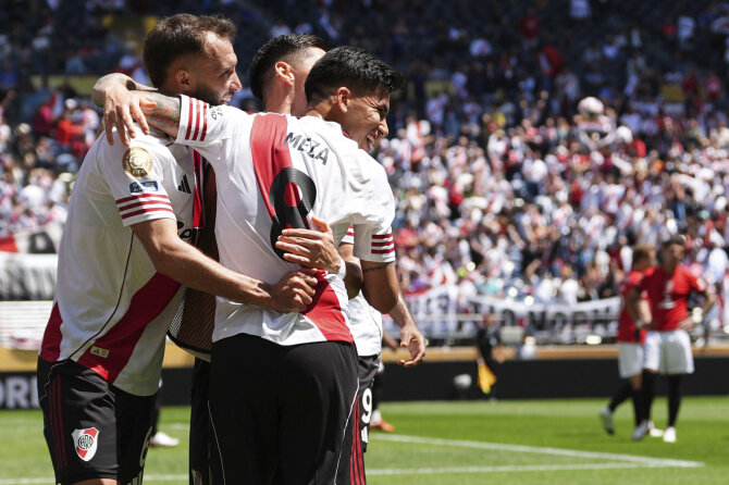 „Scanpix“/AP nuotr./Buenos Airių „River Plate“ švenčia įvartį