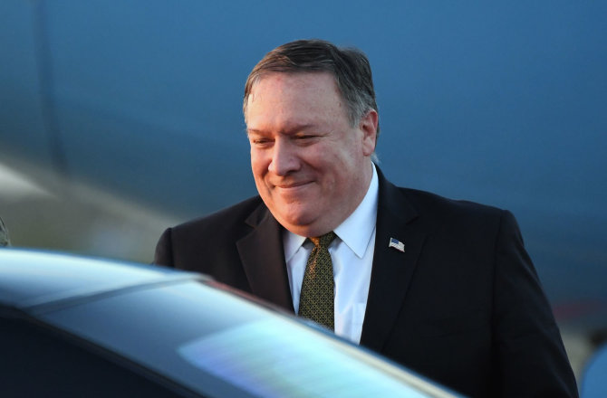 AFP/„Scanpix“ nuotr./Mike'as Pompeo 