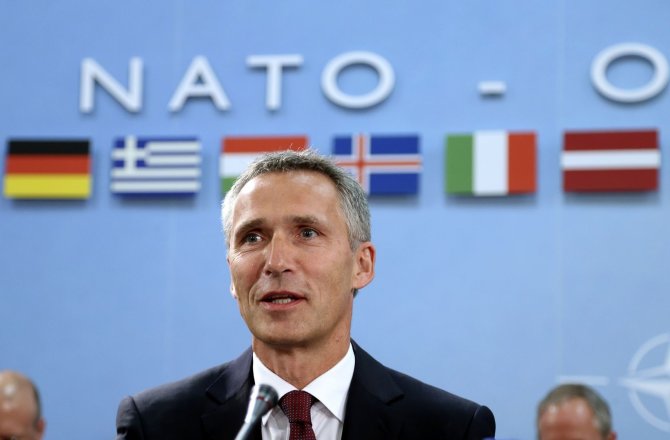 AFP/„Scanpix“ nuotr./NATO generalinis sekretorius Jensas Stoltenbergas