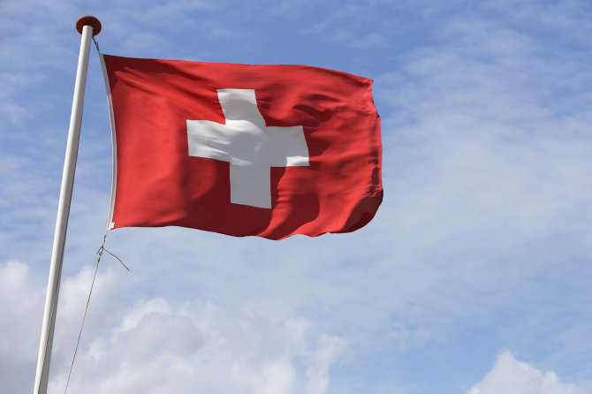 123RF.com nuotr./Šveicarijos vėliava