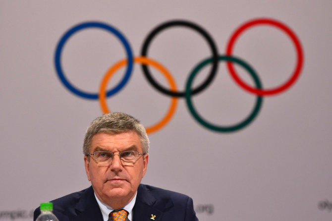 „Scanpix“/„Xinhua“/„Sipa USA“ nuotr./IOC prezidentas Thomas Bachas