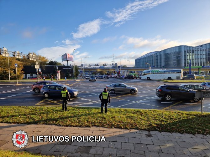 Vilniaus VPK nuotr./Reido akimirka