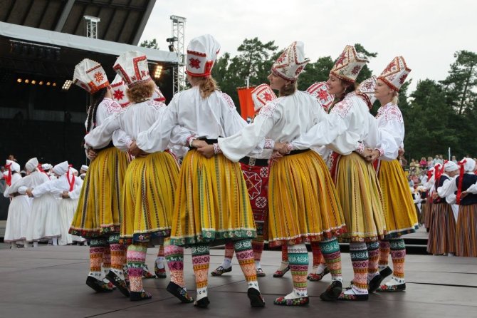 Klaipėdos šventės nuotr./Europos folkloro kultūros festivalis „Europeade“.