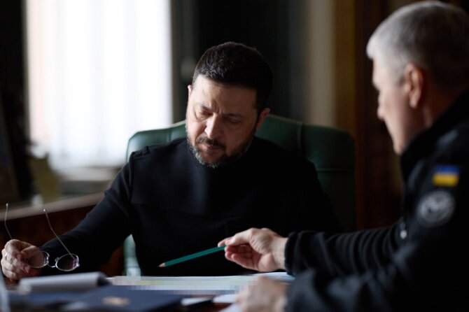 V.Zelenskio „Telegram“ nuotr./Volodymyras Zelenskis, Olehas Ivaščenka