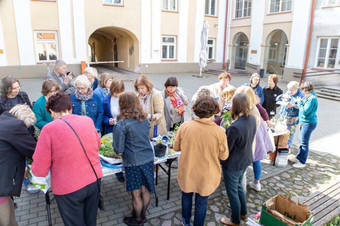 M.Masaičio nuotr./Augalų mainytuvės