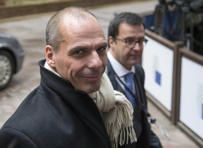 „Reuters“/„Scanpix“ nuotr./Graikijos finansų ministras Yanis Varoufakis