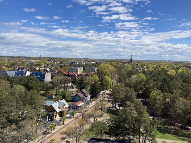 Aurelijos Jašinskienės/15min.lt nuotr./Palanga iš paukščių skrydžio