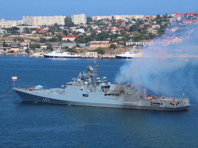 Socialinių tinklų nuotrauka/Fregata „Admiral Makarov“