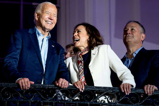 „Capital Pictures“/„Scanpix“/JAV prezidentas Joe Bidenas ir viceprezidentė Kamala Harris