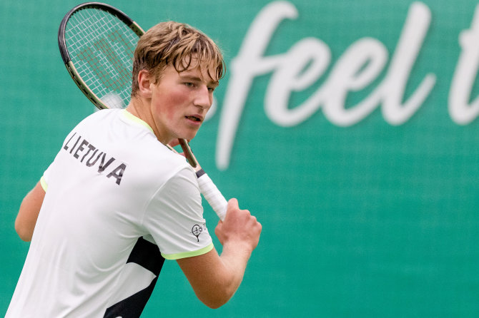 Lukas Balandis / BNS nuotr./Edas Butvilas pasaulio jaunių ITF reitinge užima 10 vietą.