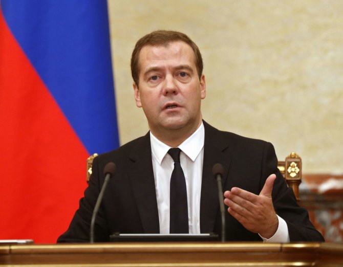„Reuters“/„Scanpix“ nuotr./Dmitrijus Medvedevas