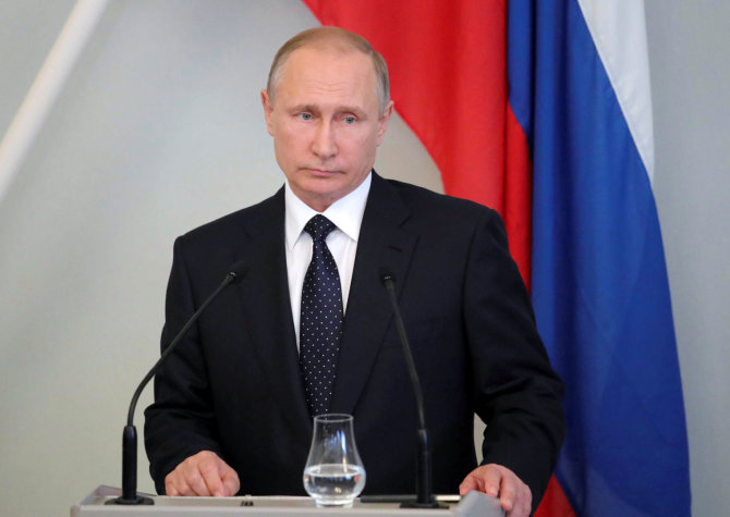 „Reuters“/„Scanpix“ nuotr./Vladimiras Putinas Suomijoje
