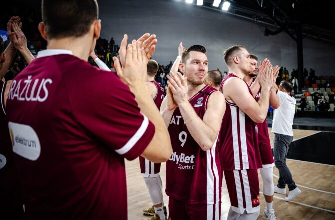 FIBA nuotr./Latvijos krepšinio rinktinė