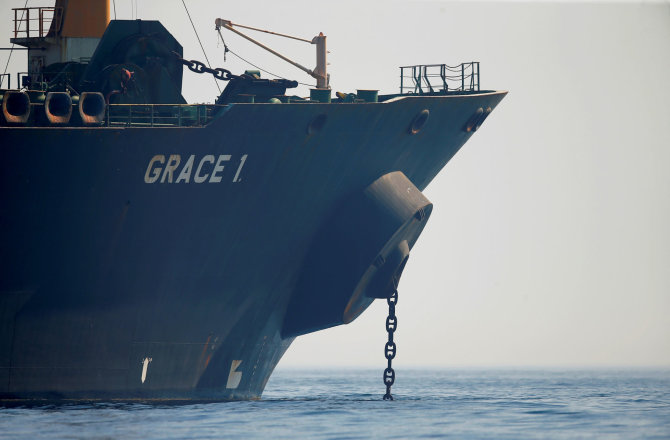 „Reuters“/„Scanpix“ nuotr./Tanklaivis „Grace 1“