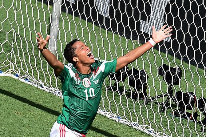 Meksikos rinktinės žaidėjas Giovani dos Santosas