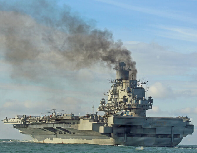 „Sputnik“/Rusijos lėktuvnešis „Admiral Kuznecov“
