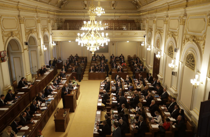 „Scanpix“/AP nuotr./Čekijos parlamentas