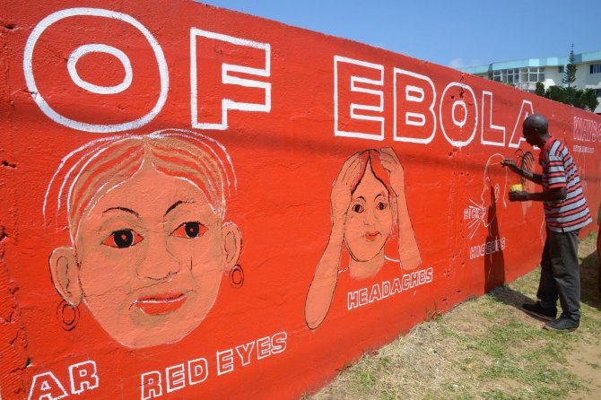 AFP/„Scanpix“ nuotr./Ebolos virusas siaučia vakarų Afrikoje