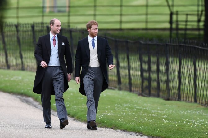 AFP/„Scanpix“ nuotr./Princas Williamas ir princas Harry
