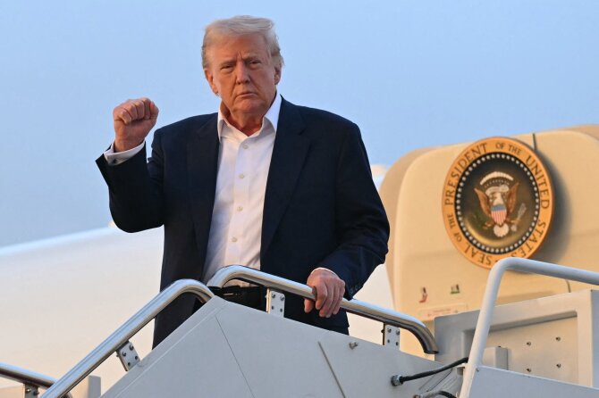 Donaldas Trumpas / SAUL LOEB / AFP