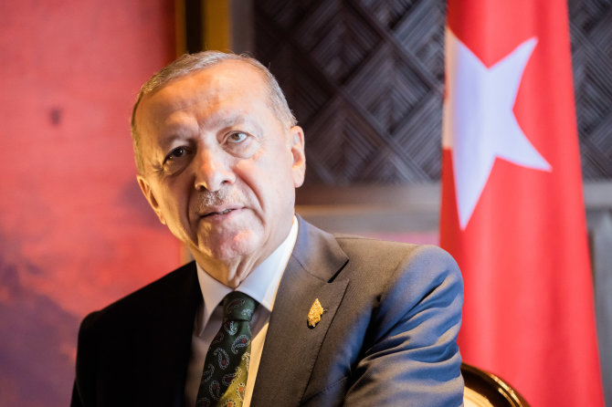 „DPA“/„Picture-Alliance“/„Scanpix“/Turkijos prezidentas Recepas Tayyipas Erdoganas