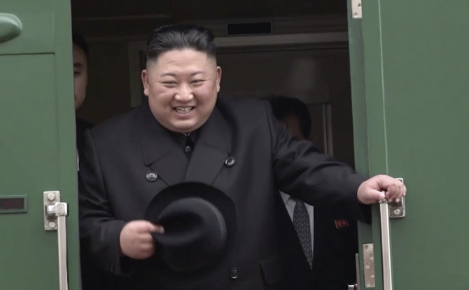 „Scanpix“/AP nuotr./Kim Jong Unas Vladivostoke