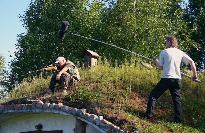 „Be 5 min. vedę“ nuotr./Artūras Orlauskas filmavimo aikštelėje