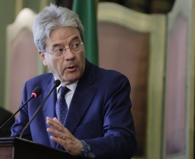 „Scanpix“/AP nuotr./Paolo Gentiloni