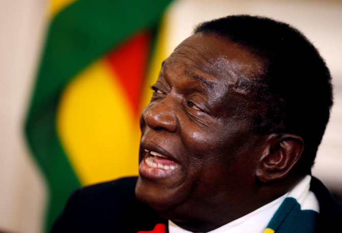 „Reuters“/„Scanpix“ nuotr./Emmersonas Mnangagwa