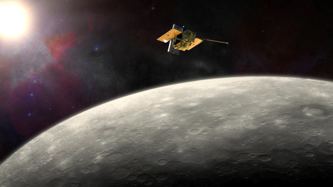 Scanpix/NASA nuotr./Merkurijaus tyrimų zondas MESSENGER