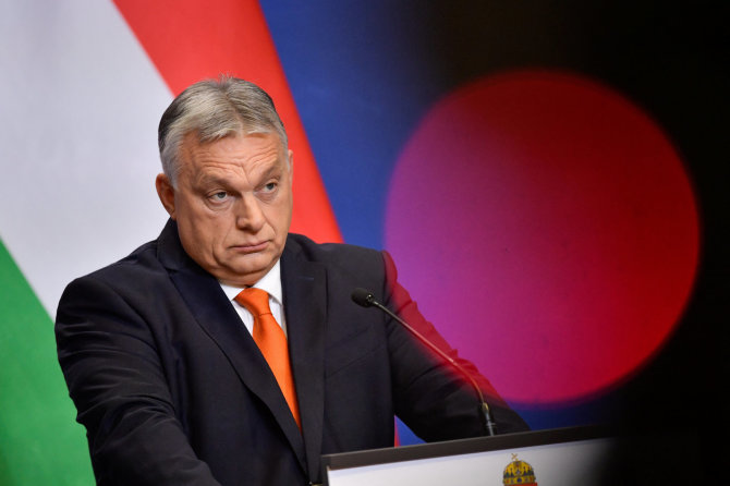 „Reuters“/„Scanpix“/Vengrijos premjeras Viktoras Orbanas