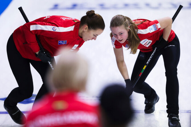 World Curling nuotr./Lietuvos moterų akmenslydžio rinktinė