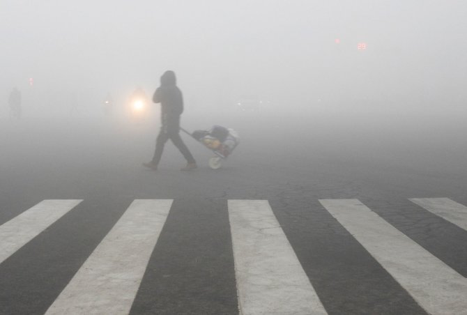 AFP/„Scanpix“ nuotr./Smogas Kinijoje