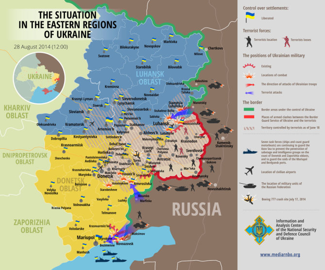 Situacija Rytų Ukrainoje (08 28)