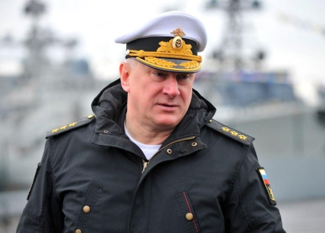 Socialinių tinklų nuotrauka/Buvęs Rusijos Juodosios jūros karinio laivyno vadas Nikolajus Jevmenovas