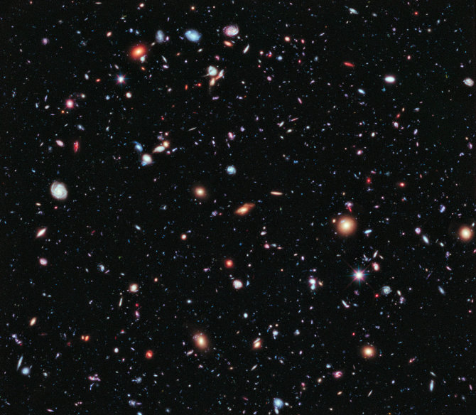 NASA/ESA nuotr./Hubble Extreme Deep Field