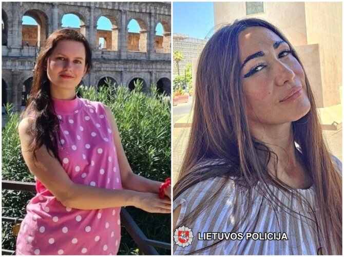 Policijos nuotr./Ieškoma Daiva Zakažauskaitė ir Erika Šlimaitė