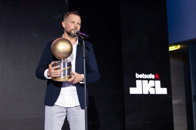 Lukas Balandis / BNS nuotr./2021-2022 m. sezono „Betsafe-LKL“ čempionato uždarymo ir apdovanojimų įteikimo ceremonija