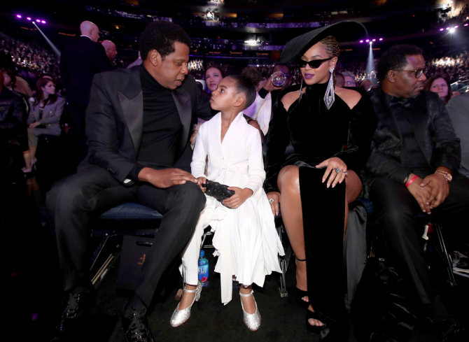 AFP/„Scanpix“ nuotr./Jay Z ir Beyonce su dukra Blue Ivy