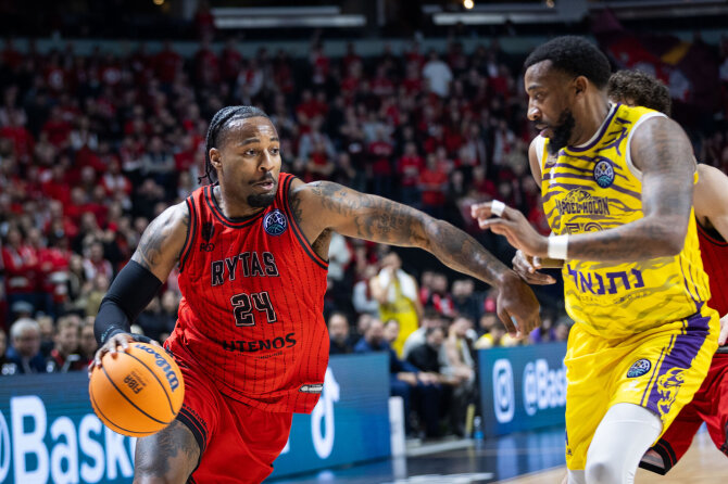 Roberto Riabovo / BNS nuotr./FIBA Čempionų lygos rungtynės: Vilniaus „Rytas“ – Holono „Hapoel"
