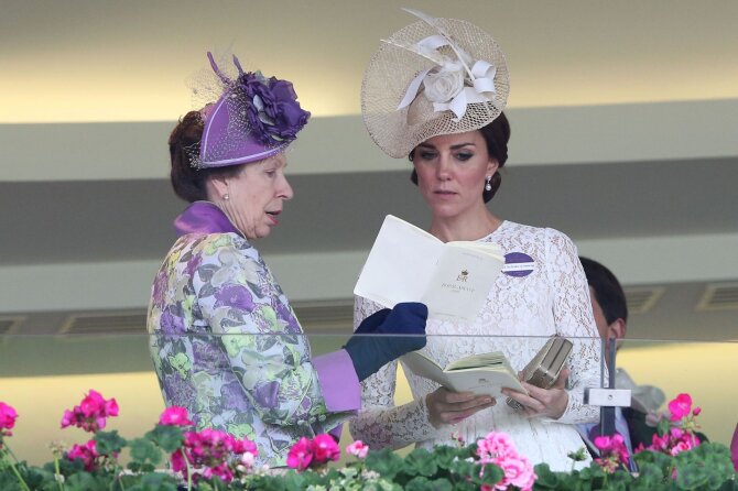 AFP/„Scanpix“ nuotr./Princesė Anne ir Kembridžo hercogienė Catherine