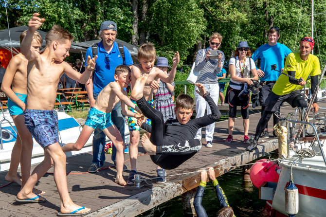 Augusto Didžgalvio nuotr./Regatos „Galvės taurė 2019“ akimirka